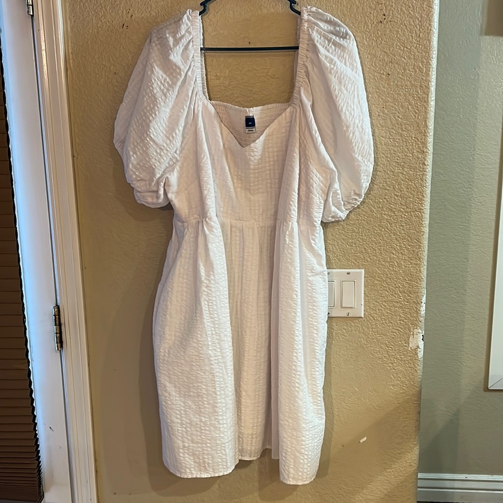 Puff Sleeve Baby Doll Dress Old Navy
